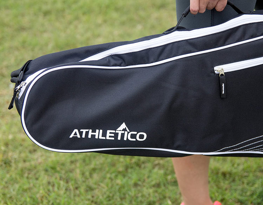 Tennis, Racquetball & Pickleball Racket Bag — Black