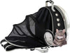 Black Cat Carrier Dog Carrier Backpack, Pet Carrier Back Pack Pack for Small Medium Cat Puppy Doggie, Dog Body Carrying Bag Travel Space Capsule for Travel, Hiking, Walking & Outdoor Use