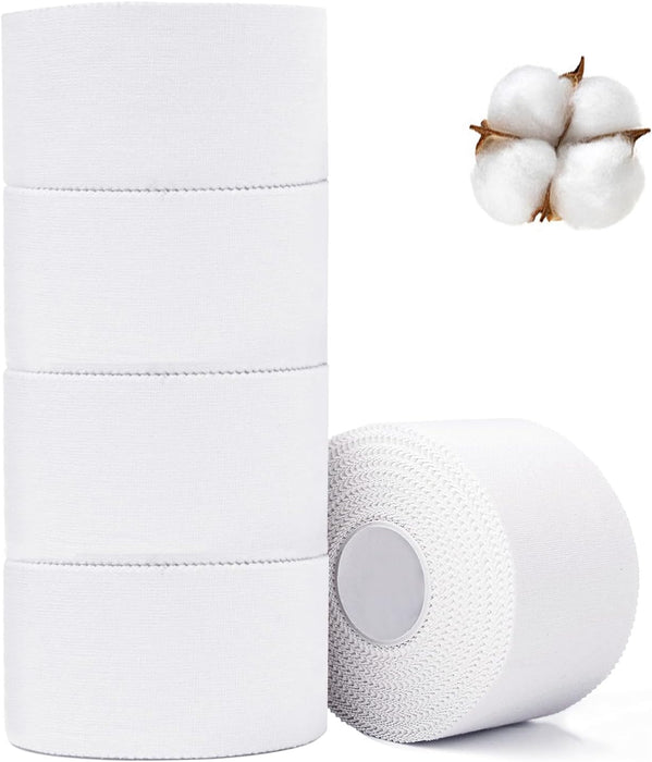 Athletic Tape,5 Pack White Sports Tape