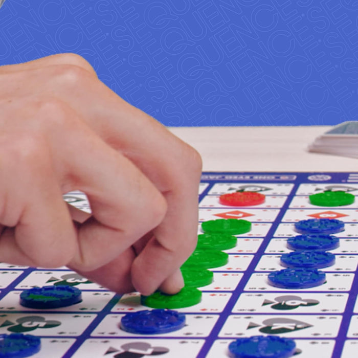 SEQUENCE- Original SEQUENCE Game with Folding Board, Cards and Chips by  ( Packaging may Vary ) White, 10.3" x 8.1" x 2.31"