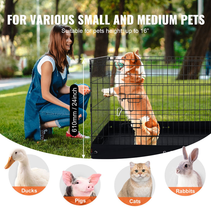 36-Inch Four-Panel Foldable Dog Playpen