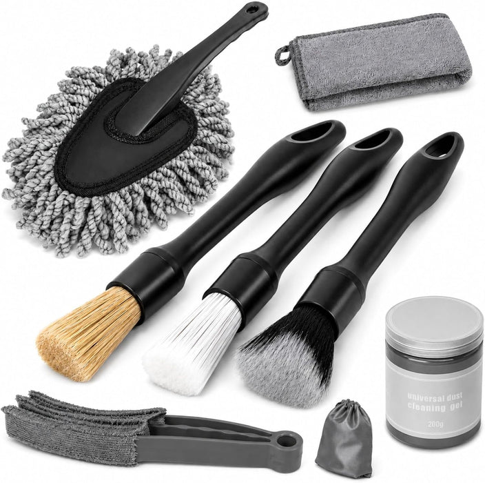 8PCS Car Interior Detailing Kit, Gifts for Men