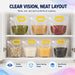5pcs Food Storage Bags, Reusable Grain Storage Moisture-proof Sealed Bags, Stand Up Packaging Pouches Large Sealed Bag with Handle