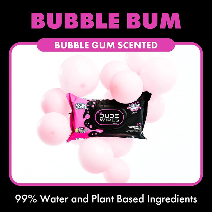Flushable Potty Training Water Wipes, Bubble Bum, 168 Count