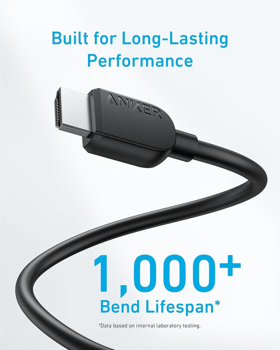 HDMI 2.1 Cable,4K@240Hz HDMI Cord, 48Gbps Certified Ultra High-Speed