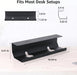 Under Desk Cable Management Tray (16.5 in, Metal, Black)