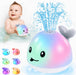 Baby Bath Toys Light Up Pool Water Toy for Toddlers Babies 1-3 Gift