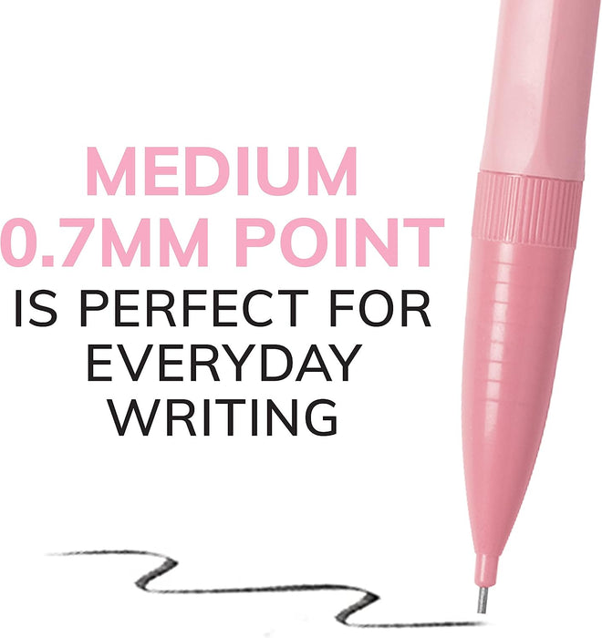 Xtra-Smooth Pastel Mechanical Pencils, Medium Point, 0.7mm, 24-Count