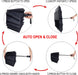 Travel Essentials Umbrella Windproof Compact Collapsible Light, Automatic, Strong and Portable, Wind Resistant Folding S