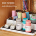 3-Tier Cabinet Spice Rack Organizer, 10 Inch Tiered Shelf Riser for Kitchen Cabinets, Pantry, and Countertop - Holds Spi