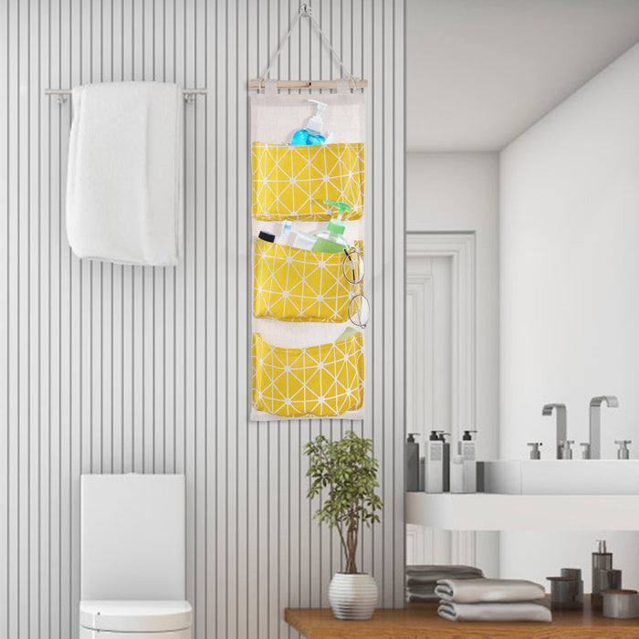 Three-Pocket Hanging Storage Organizer