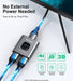 HDMI Switch 4k@60hz Splitter,  Aluminum Bidirectional HDMI Switcher 2 in 1 Out, Manual HDMI Hub Supports HD Compatible with Xbox PS5/4/3 Blu-Ray Player Fire Stick Roku