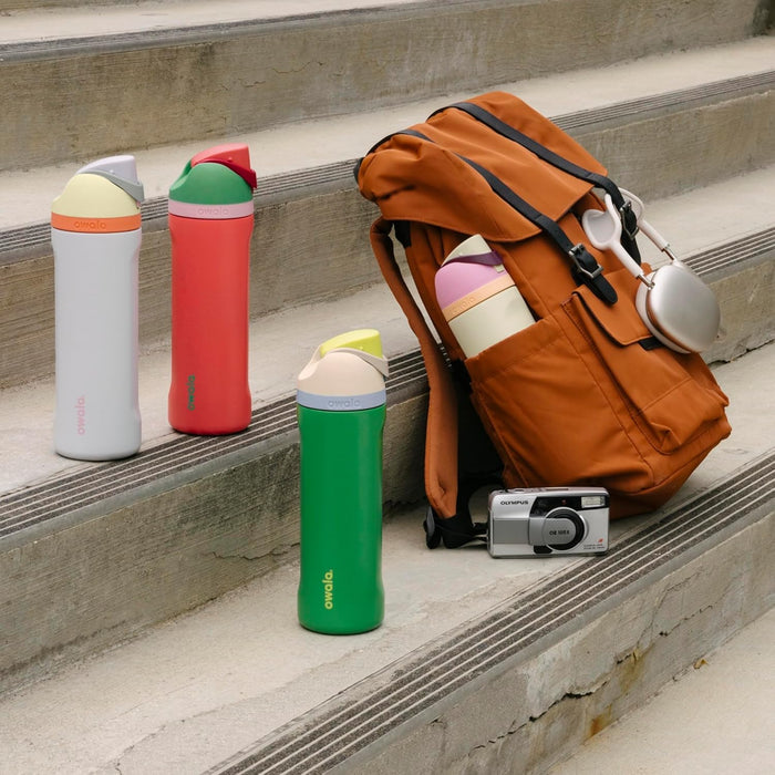 Owala FreeSip Stainless Steel Water Bottle 24 oz Denim