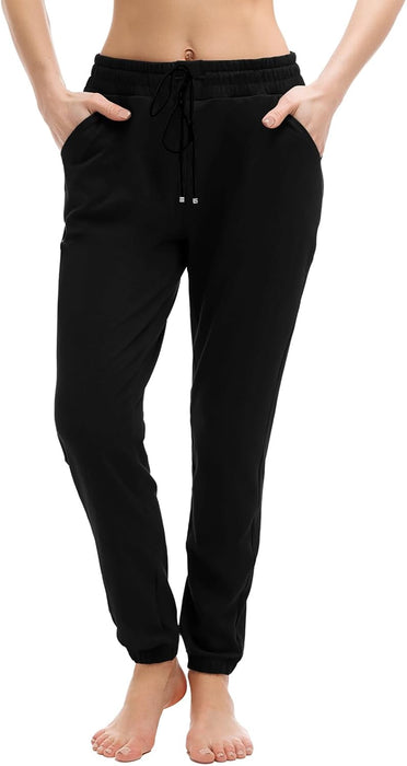 Joggers with Pockets, Drawstring Sweatpants Women