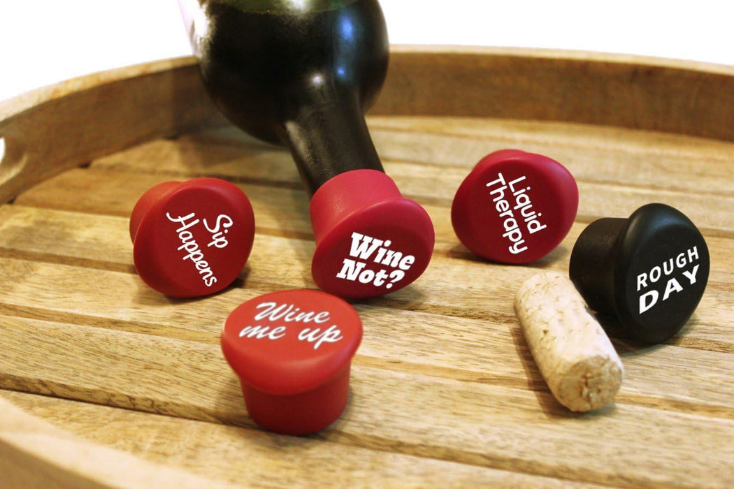 Vinakas Funny Wine Stoppers – Wine Gifts for Women & Men, Wine Accessories