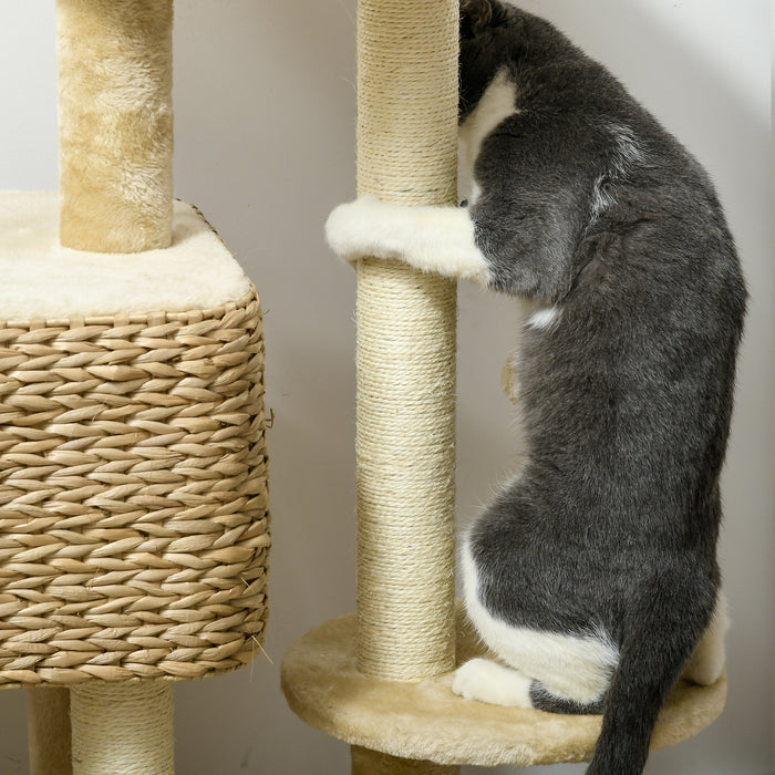 Indoor Cat Tower with Scratching Posts