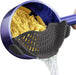 Clip on Strainer Silicone for All Pots and Pans, Pasta Strainer Clip on Food Strainer for Meat Vegetables Fruit Silicone Kitchen Colander