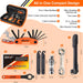 Bicycle Repair Bag With Tire Pump, Portable Tool Kit for Camping Travel - Bike Glueless Patches, Maintenance Essentials 