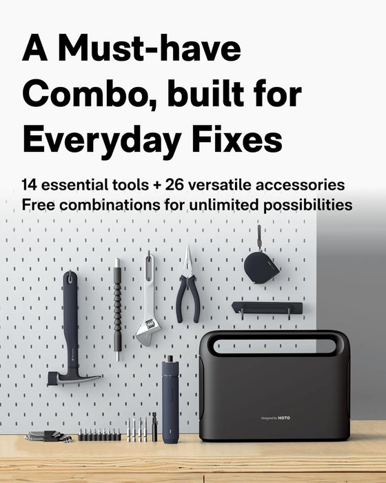 40-Piece Tool Kit for Home Improvement, Household Essentials & DIY