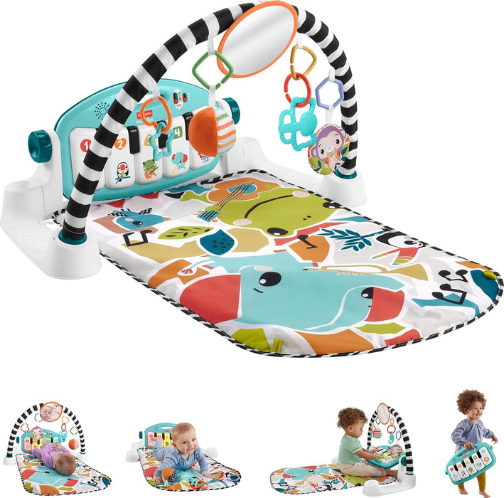 Glow and Grow Kick & Play Piano Gym, Blue