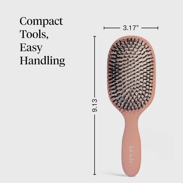 Smooth & Polish Hair Brushes For Women and Men - Terracotta