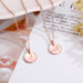 Disc Initial Necklaces for Girls Jewelry - Birthday Gifts for Girls