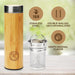 Premium Bamboo Tea Tumbler with Infuser for Loose Leaf Tea