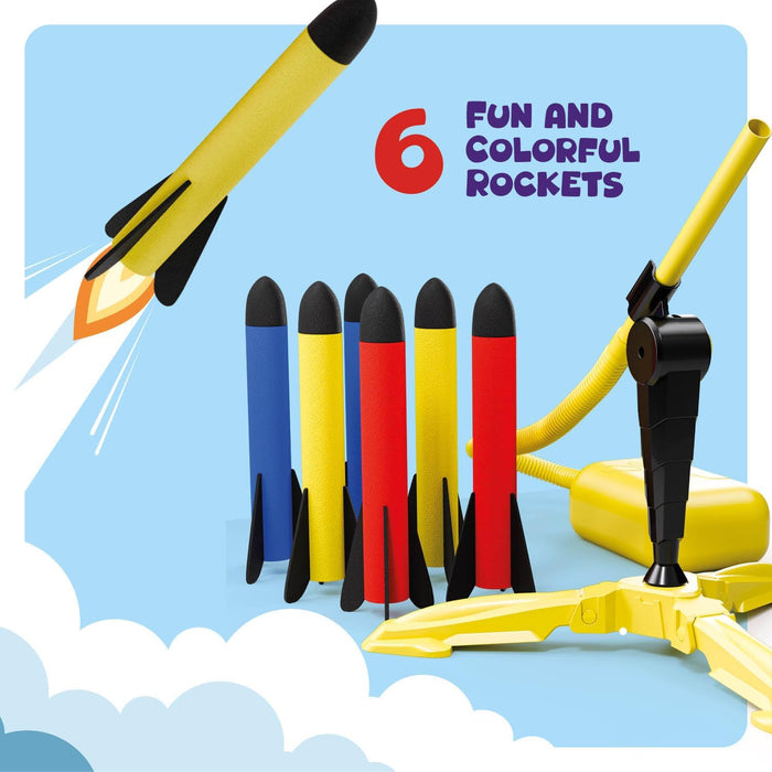 Rocket Launcher for Kids - Outdoor Toys for Kids Ages 4-8 Years - Kids Gift