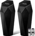 Car Trash Can with Lid, Leakproof, Black, 2 Pack