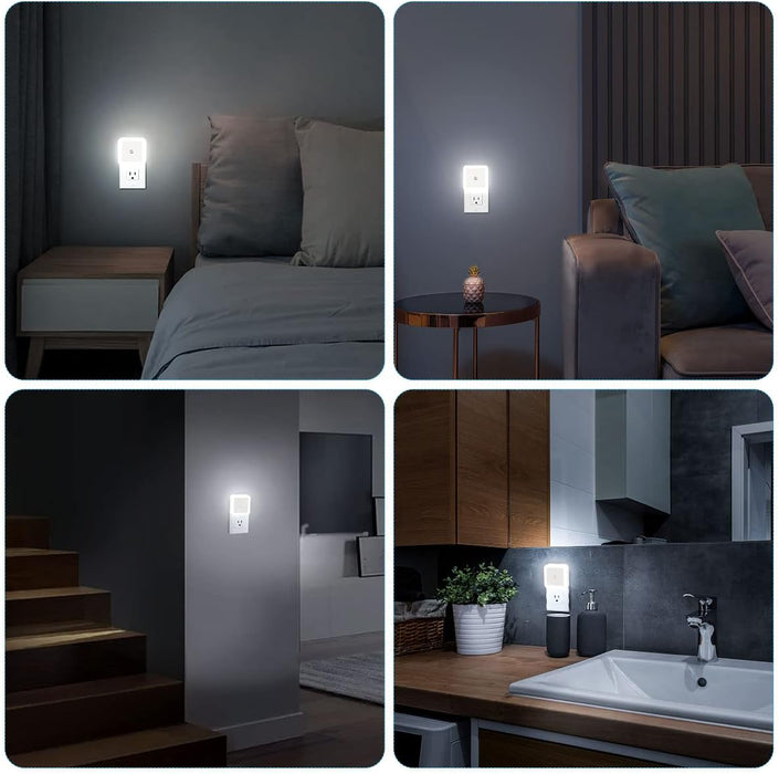Night Light, Night Lights Plug into Wall 8-Pack, Nightlight Plug in Night Light, Dusk to Dawn Night Lamp Led (Soft White)