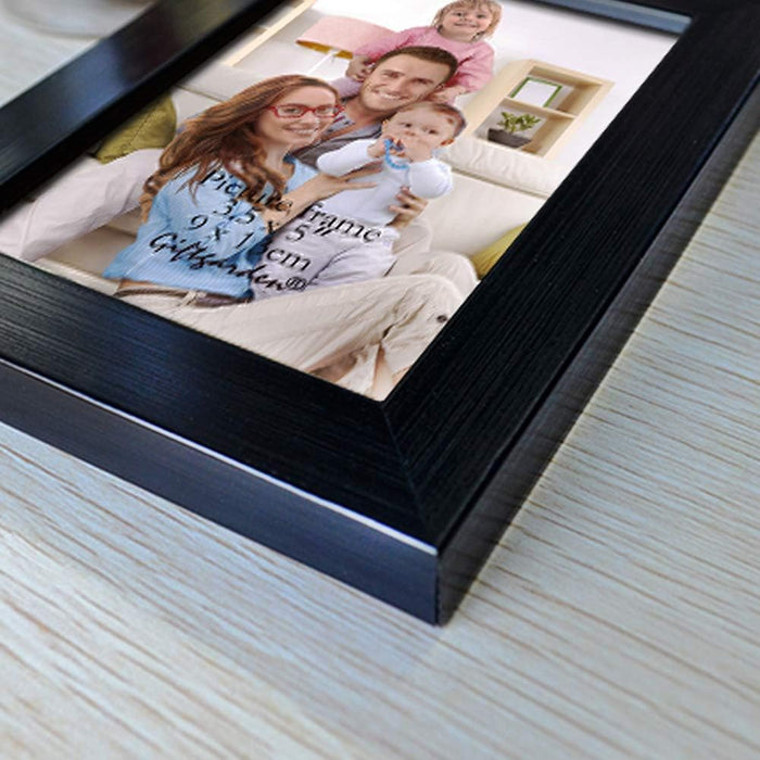 12-Pack 3.5 × 5 in Black Picture Frames