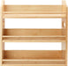3-Tier Bamboo Spice Rack, Wall Mount & Countertop Spice Organizer
