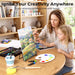 68PCS Acrylic Paint Canvas Set for Adults with 24 Paint for Beginner