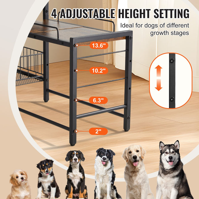 Pet Feeding Station with Storage
