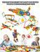 600PCS STEM Building Toys, Straw Constructor Toys Up Grade Engineering Building Sets for Kids Develops Motor Skills and 
