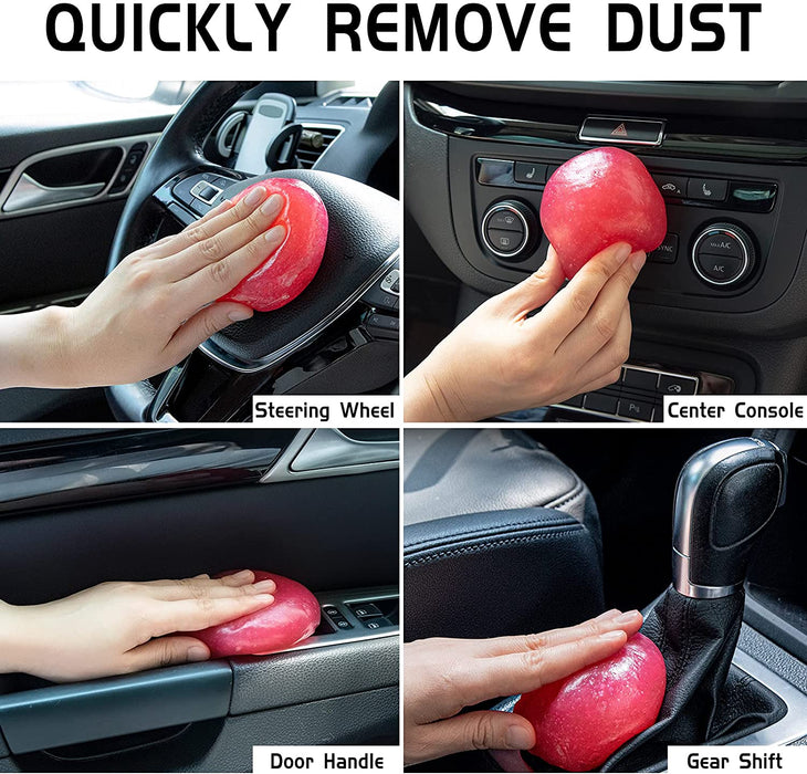 Car Cleaning Gel Detailing Putty Car Putty Auto Detailing Tools Car Interior Cleaner Cleaning Slime Car Accessories Keyboard Cleaner Rose/NT WT: 5.6 oz (160 gr)