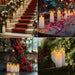 24 Pcs Acrylic LED Flameless Candles with 4 Remote,White,Flickering, Clear, Suitable for Wedding, Party, Home Decoration & Outdoor.
