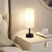 Bedside Table Lamps Set of 2 - Small Nightstand Lamp for Bedroom