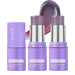 2pcs Color Changing Cream Blush Stick, pH Reactive Hydrating Tinted Moisture Stick for Cheeks, Lips and Eyes, Multi-Use Color-Adjusting Blush