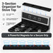 30" Magnetic Stove Top Shelf, Silicone Over the Stove Spice Rack Organizer
