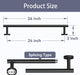 Matte Black Towel Bar, 24 Inch Bathroom Towel Rack, Modern Bathroom Decor