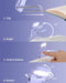 Reading Light, Rechargeable Clip-On Book Light for Bed at Night