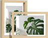 5x7 Floating Frames Set of 2, Double Plexiglass Picture Frame, Made of Solid Wood Display Any Size Photo up to 5x7, Wall