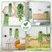 4Pcs Fake Hanging Plants with Lush Cascading Greenery
