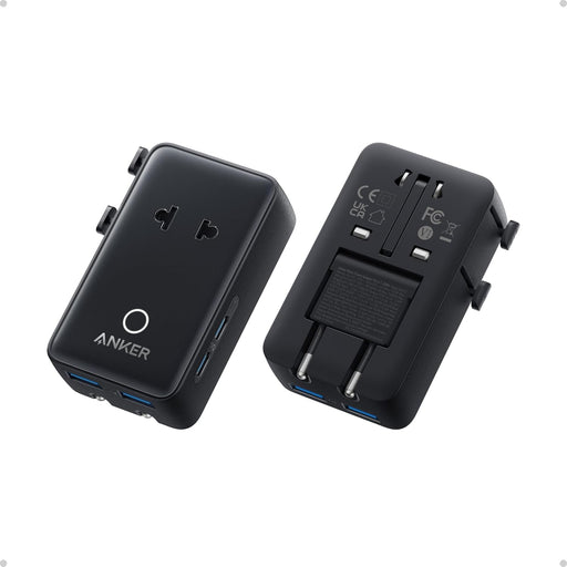Nano Travel Adapter (1-Pack), 2 USB-C Universal Charger, 20W