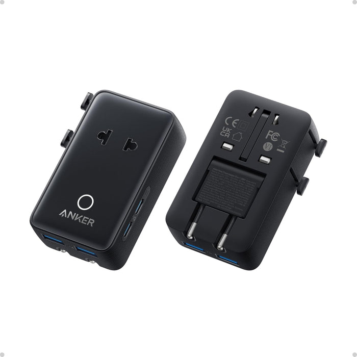 Nano Travel Adapter (1-Pack), 2 USB-C Universal Charger, 20W