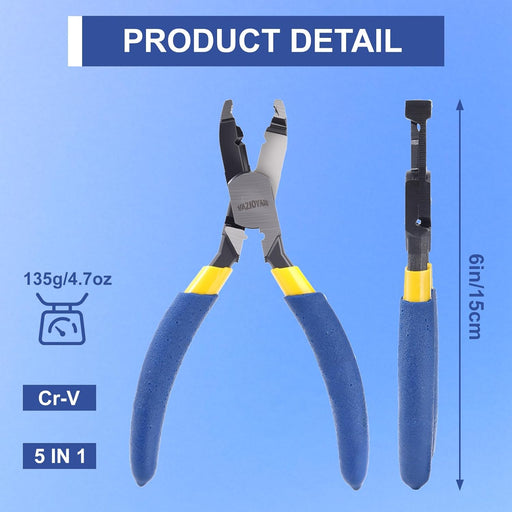 Multi-Function Screw Extractor Pliers, Non-Slip Screw Removal Tool, Extracts Stripped, Broken, Rusted Screws, Screw Plie