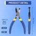 Multi-Function Screw Extractor Pliers, Non-Slip Screw Removal Tool, Extracts Stripped, Broken, Rusted Screws, Screw Plie