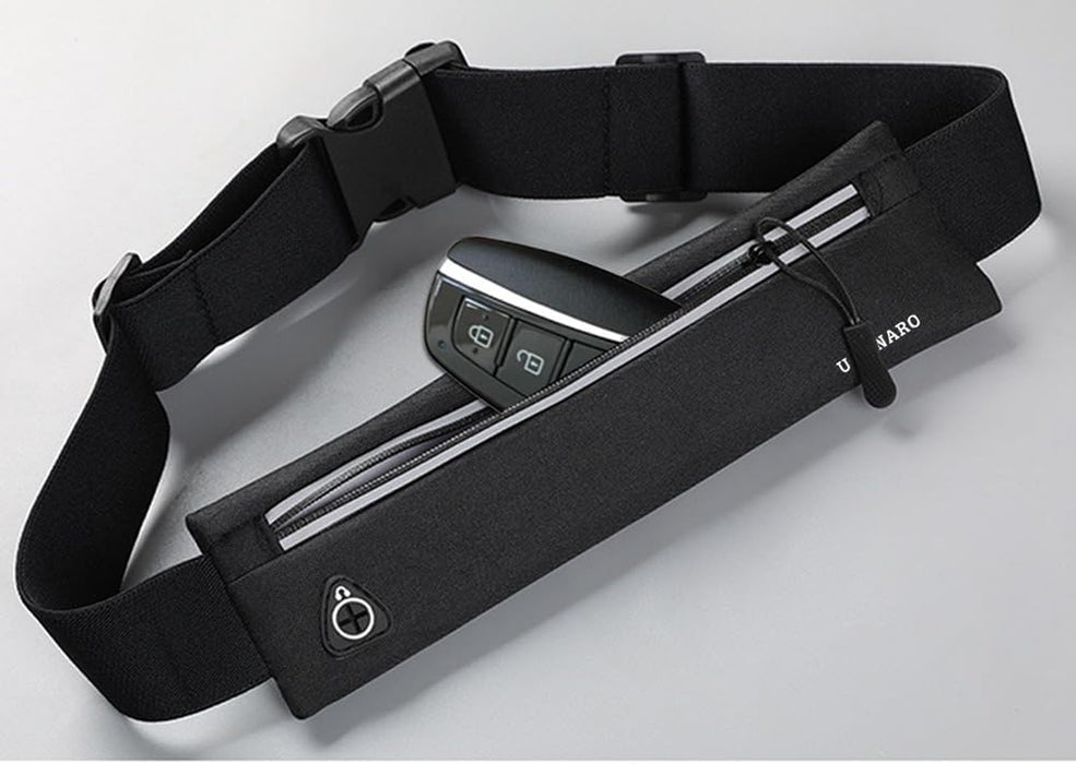 Slim Running Belt Fanny Pack for Men Women, Running Phone Holder Runners Pouch Waist Pack for Workout, Money Belt, Runni