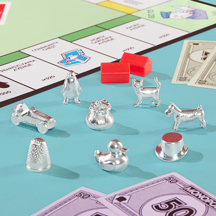 Board Game | Classic Game with Storage Tray and Larger Tokens | Ages 8+ | 2 to 6 Players | Family Games for Kids and Adu